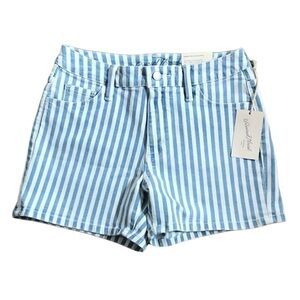 Universal Thread High-Rise Striped Denim Shorts NWT
